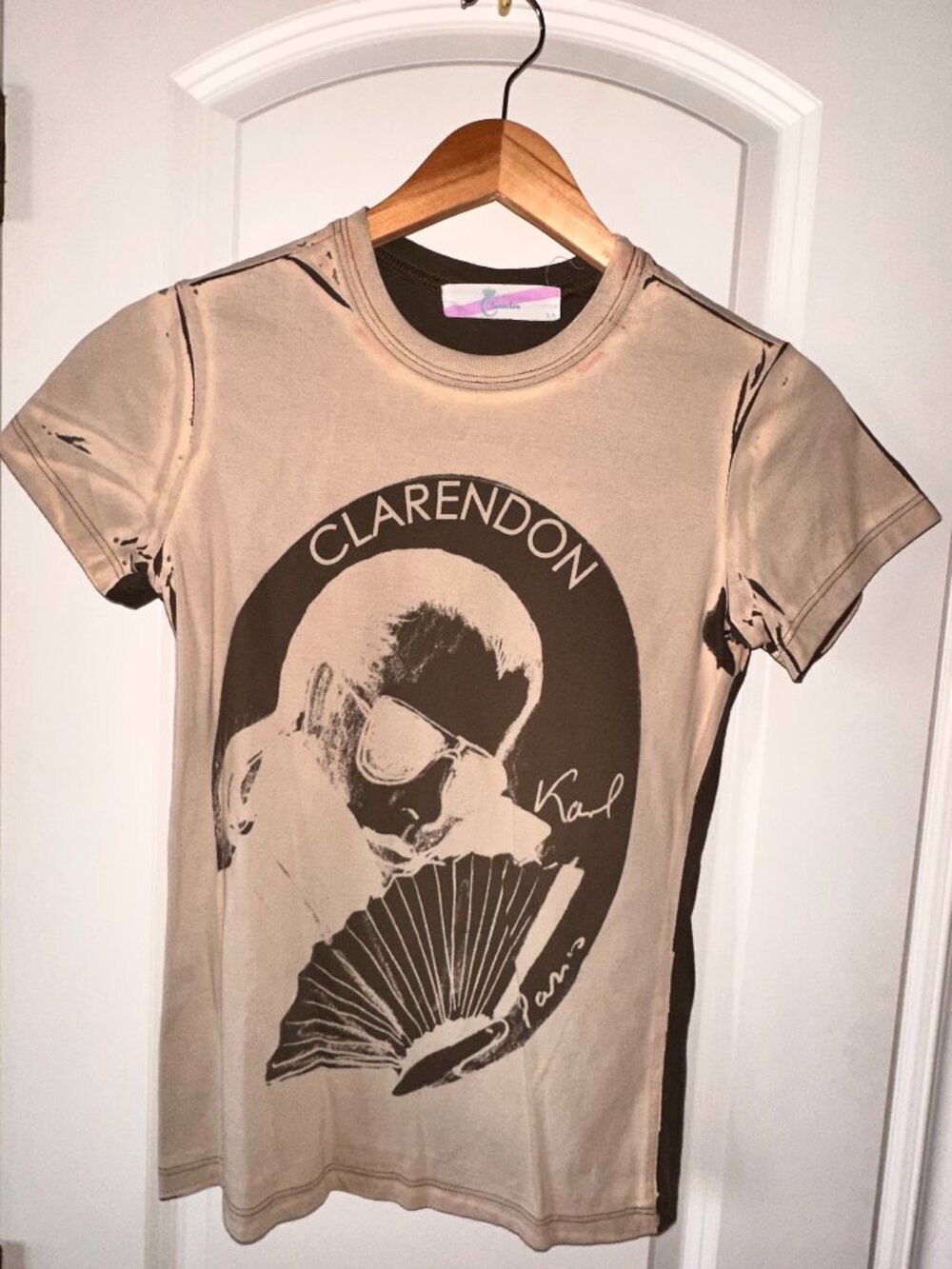 Karl Lagerfeld Clarendon Paris Vintage Shirt - Size XS/S New!